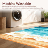 Vibrant Coastal Surfboard Motif(Blue)
