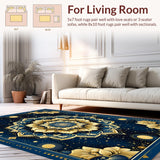 Luxurious Abstract Circle Composition(Blue)