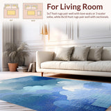 Modern Dreamy Sky Motif(Blue)