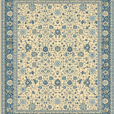 Artful Rustic Blue Tones Design(Beige)