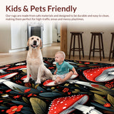 Contemporary Earthy Floral(Red)