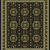 Luxurious Traditional Oriental Design(Black)