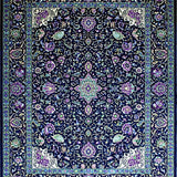 Eclectic Multicolor Floral Motif(Blue)