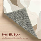 Modern Abstract Area with Fluid Wave Motifs and Subtle Neutral Hues(Beige)