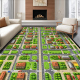 Bright Multi Color Transportation Design(Green)