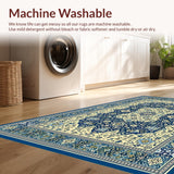 Elegant Beige Geometric Arrangement(Blue)