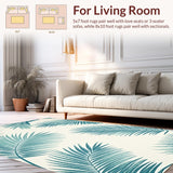 Stylish Coastal Inspired Leaf Print(Beige)