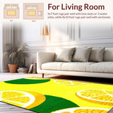 Chic Minimalist Green Leaf Motif(Yellow)
