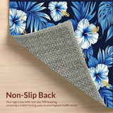 Stylish Tropical Print Accent(Blue)