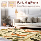 Modern Kids Room Geometric Jungle Print(Beige)