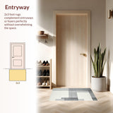 Modern Earth Tones Round Composition(Gray)