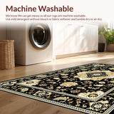 Sophisticated Distressed Floral Accent(Black)
