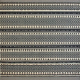 Modern Striped Patterned Elegance(Black)