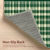 Rustic Gray Tartan Elegance(Green)