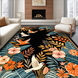 Whimsical Bright Floral Elegance(Black)