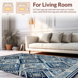 Artful Minimalist Patterned Surface(Blue)