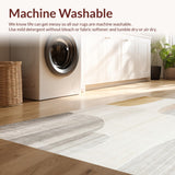 Boho Accent Floor Cover Oriental Indoor Distressed(Beige)