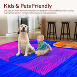 Artful Whimsical Curvilinear Shapes(Blue)