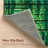 Minimalist Medallion Style with Monochrome Palette(Green)