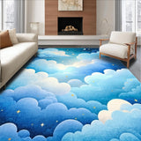 Fun Abstract Fluffy Element Arrangement(Blue)