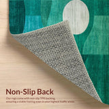 Whimsical Earth Tones Circular Motif(Green)