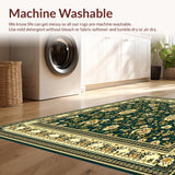 Intricate Floral Stripe(Green)