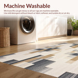 Abstract Cross in Beige and Charcoal(Beige)