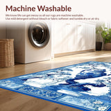 Chinoiserie Floral Elegance Motif(Blue)
