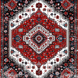 Artful Vintage Floral Composition(Red)