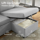 ODIKA Sleeper Sofa Additional Chaise – Chaise for Upgrading Your Existing L - ODIKA