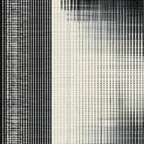 Modern Abstract Black & White Woven Design(Black)