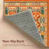 Artful Mid Century Color Fusion(Orange)