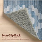 Sophisticated Vintage Geometric Fusion(Blue)
