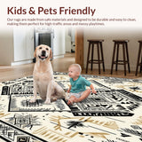 Artisan Woven Hallway Runner With Authentic Tribal Design Elements(Beige)