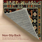 Rustic Earthy Geometric Accents(Black)