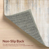Modern Boho with Abstract Distressed and Color Fades(Beige)