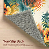 Cheerful Palm Patterned Décor(Yellow)