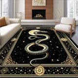 Chic Lunar Snake Decorative(Black)
