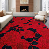 Bold Modern Botanical Print(Red)