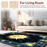 Mystical Solar Starry Motif(Gold)