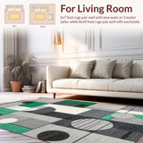 Contemporary Abstract Green Aesthetic(Gray)