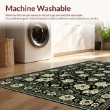 Vintage Floral Geometric Blend(Black)