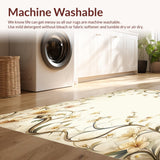 Bloom Harmony Beige Area Floral Serenity Low Pile(Beige)