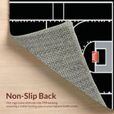 Playful Graphic Court Layout(Black)