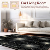 Contemporary Space Inspired Visual Art(Black)
