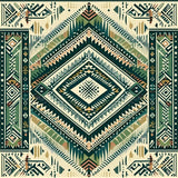 Modern Abstract Lattice Arrangement(Green)