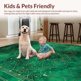 Minimalist Emerald Ogee Composition(Green)