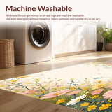 Spring Blossom Showcasing Playful Flower Sprays and Artistic Detailing(Ivory)