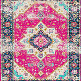 Distressed Pink Geometric Elegance(Pink)