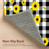 Whimsical Yellow Floral(Black)